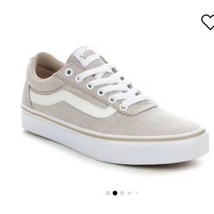 Vans Women's Sneakers in taupe and White
